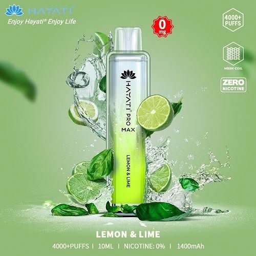 Hayati Pro Max 4000  Disposable  Vape Device  -Lemon & LIme