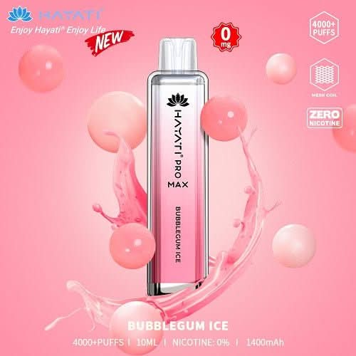 Hayati Pro Max 4000  Disposable  Vape Device  -Bubblegum Ice