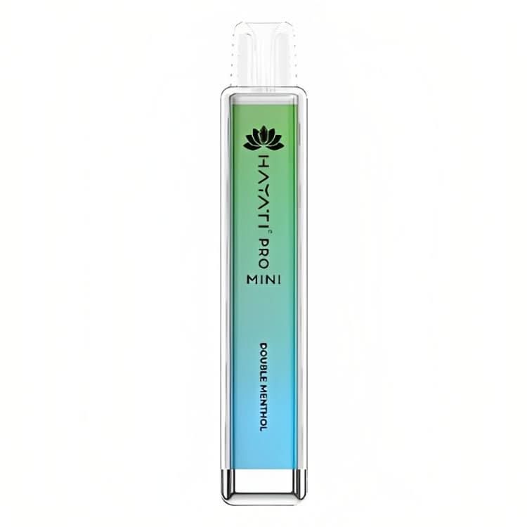 Hayati Pro Mini 600 Puff Disposable  Vape Device -Double Menthol