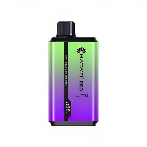 Hayati Pro ultra 15000 Puff Disposable Vape Device  -Kiwi Grape Raspberry