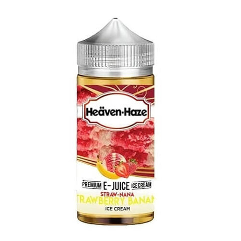 Heaven Haze Shortfill 100ml E-Liquid - Eliquid Base-Straw-Nana Strawberry Banana