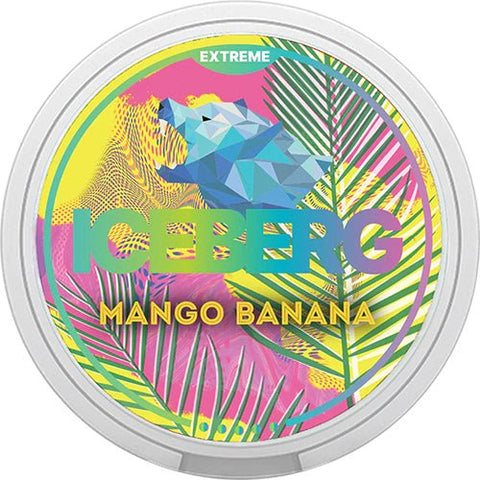 Ice Berg Nicotine Pouches - Eliquid Base-Mango Banana