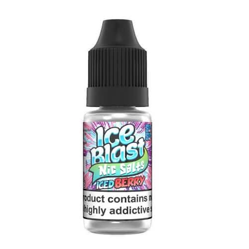 Ice Blast Nic Salt 10ml E-Liquid - Pack of 5 - Iced Berry
