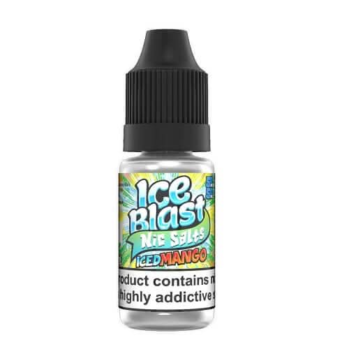 Ice Blast Nic Salt 10ml E-Liquid - Pack of 5 - Iced Mango
