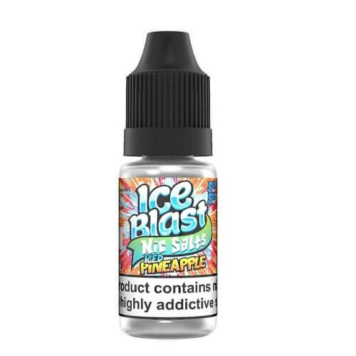 Ice Blast Nic Salt 10ml E-Liquid - Pack of 5 - Iced Pineapple