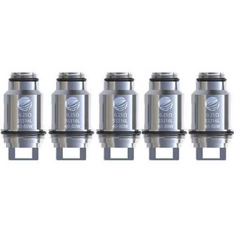 Ijoy Tornado 150 0.25 ohm SS316L Coils ( Pack of 5 ) - Eliquid Base