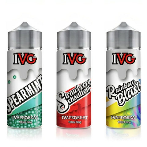 IVG 100ml Shortfill E-liquid - Eliquid Base-Bubblegum