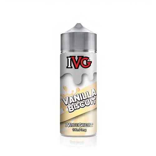 IVG 100ml Shortfill E-liquid -Vanilla Biscuit