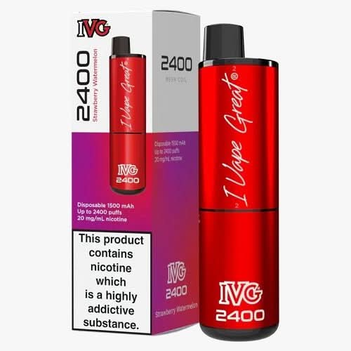 IVG 2400 Disposable Vape Device -Strawberry Watermelon