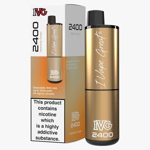IVG 2400 Disposable Vape Device -Heavenly Drops