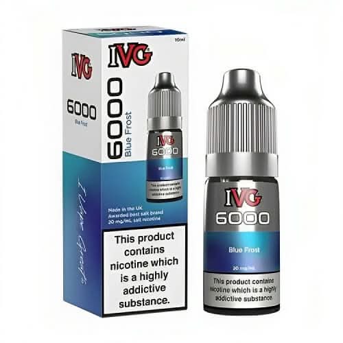 IVG 6000 10ml E-Liquid - Pack of 10 - Blue Frost