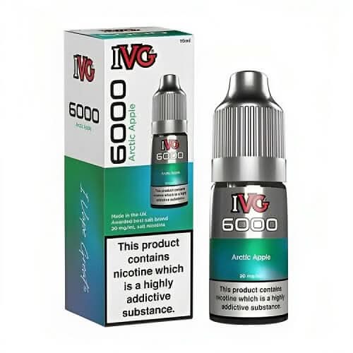 IVG 6000 10ml E-Liquid - Pack of 10 - Arctic Apple
