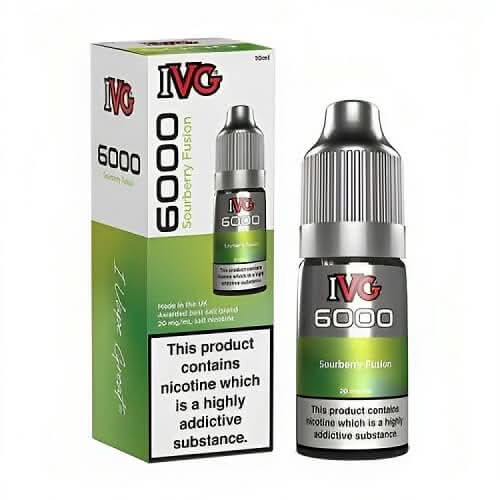 IVG 6000 10ml E-Liquid - Pack of 10 - Strawberry Fusion