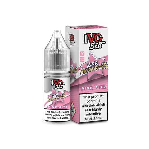 IVG Salts 10ml IVG Bar Favourites - Pack of 10 - Eliquid Base-Pink Fizz