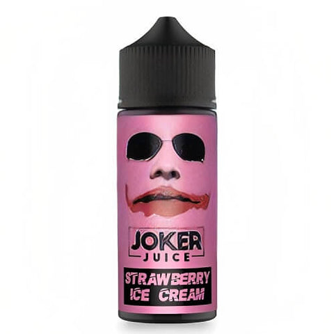 Joker Juice Shortfill 100ml E-Liquid - Eliquid Base-Strawberry Ice Cream