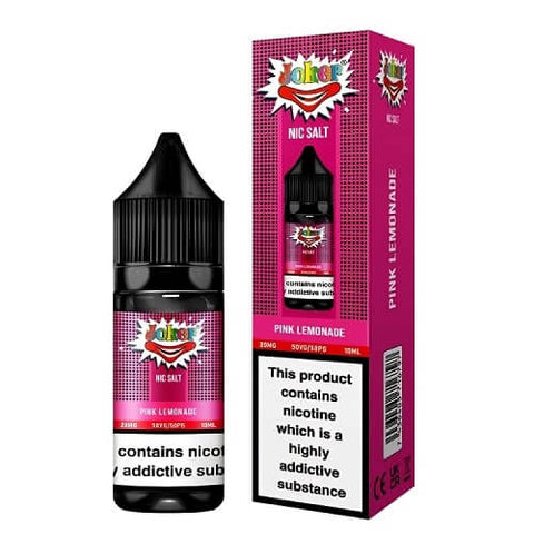 Joker Nic Salt 10ml E-liquid - Pack of 10 - Eliquid Base-Pink Lemonade
