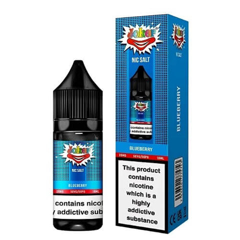 Joker Nic Salt 10ml E-liquid - Pack of 10 - Eliquid Base-Blueberry