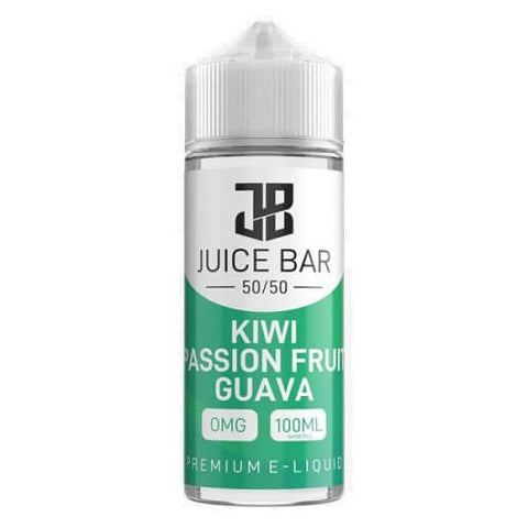 Juice Bar Shortfill 100ml E-Liquid - Eliquid Base-Kiwi Passion Fruit Guava