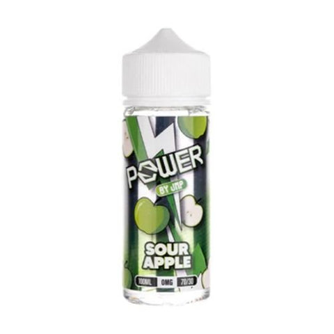 Juice 'N' Power 100ml Shortfill E-liquid - Eliquid Base-Sour Apple