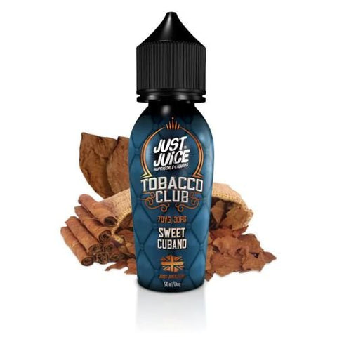 Just juice tobacco club 50ml shortfill E-liquid - Eliquid Base-Sweet Cubano