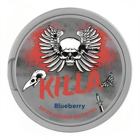 Killa Nicopods Nicotine Pouches - Eliquid Base-Blueberry