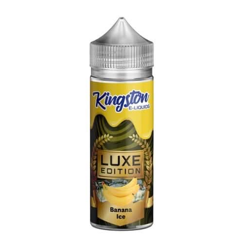 Kingston Luxe Edition 100ml Shortfill E-liquid -Banana Ice