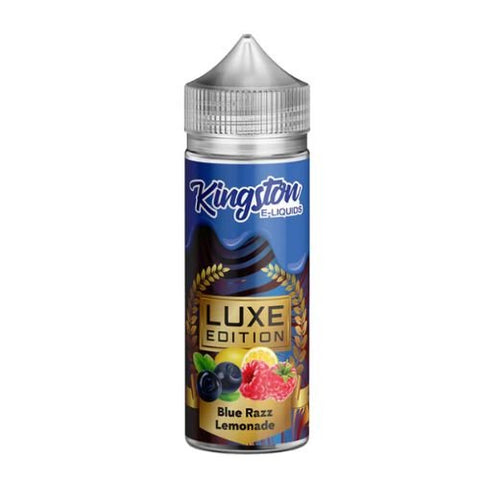 Kingston Luxe Edition 100ml Shortfill E-liquid - Eliquid Base-Blue Razz Lemonade