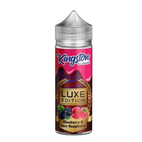 Kingston Luxe Edition 100ml Shortfill E-liquid - Eliquid Base-Blueberry & Sour Raspberry