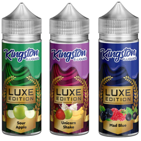 Kingston Luxe Edition 100ml Shortfill E-liquid - Eliquid Base-Banana Ice