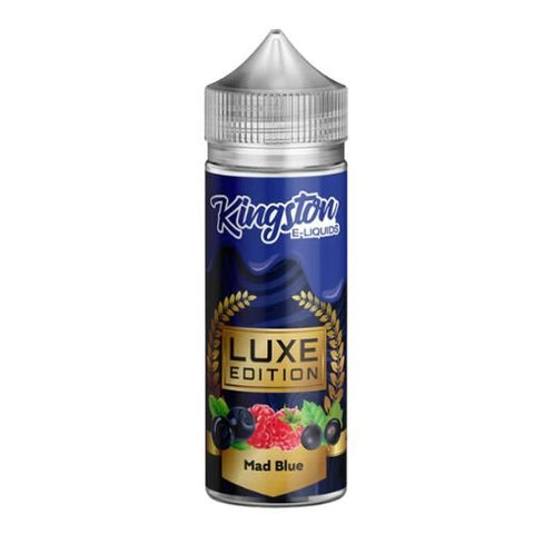 Kingston Luxe Edition 100ml Shortfill E-liquid - Eliquid Base-Mad Blue