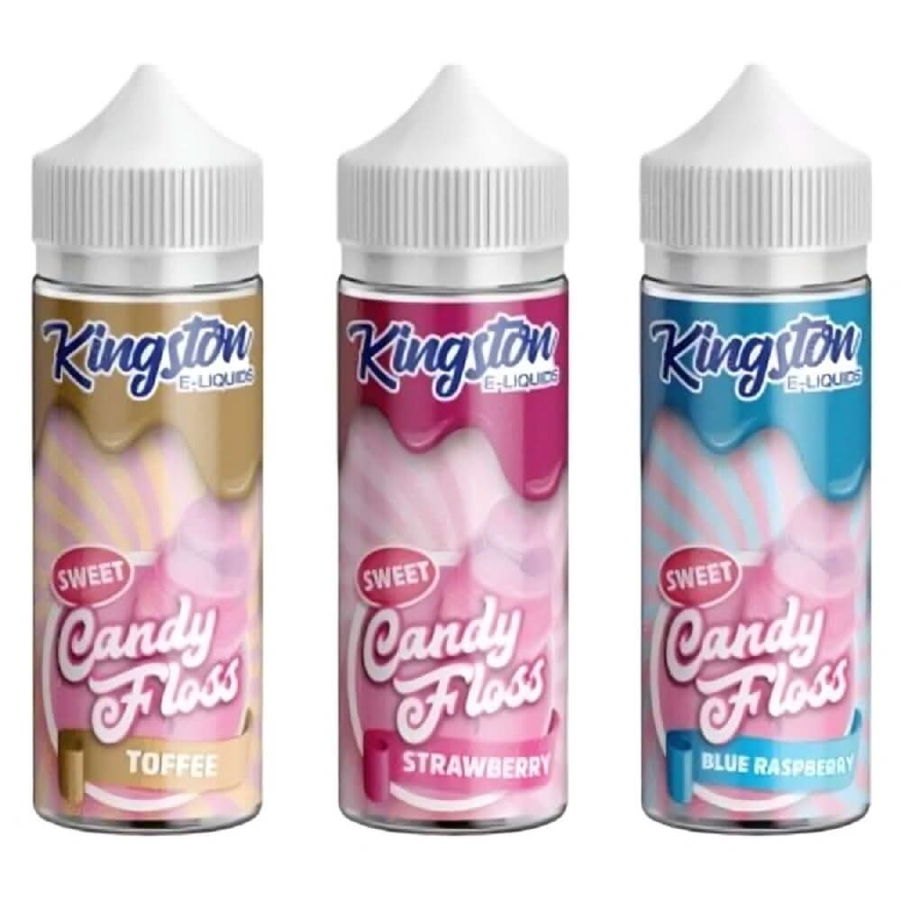 Kingston Shortfill 100ml E-Liquid Candy Floss Range