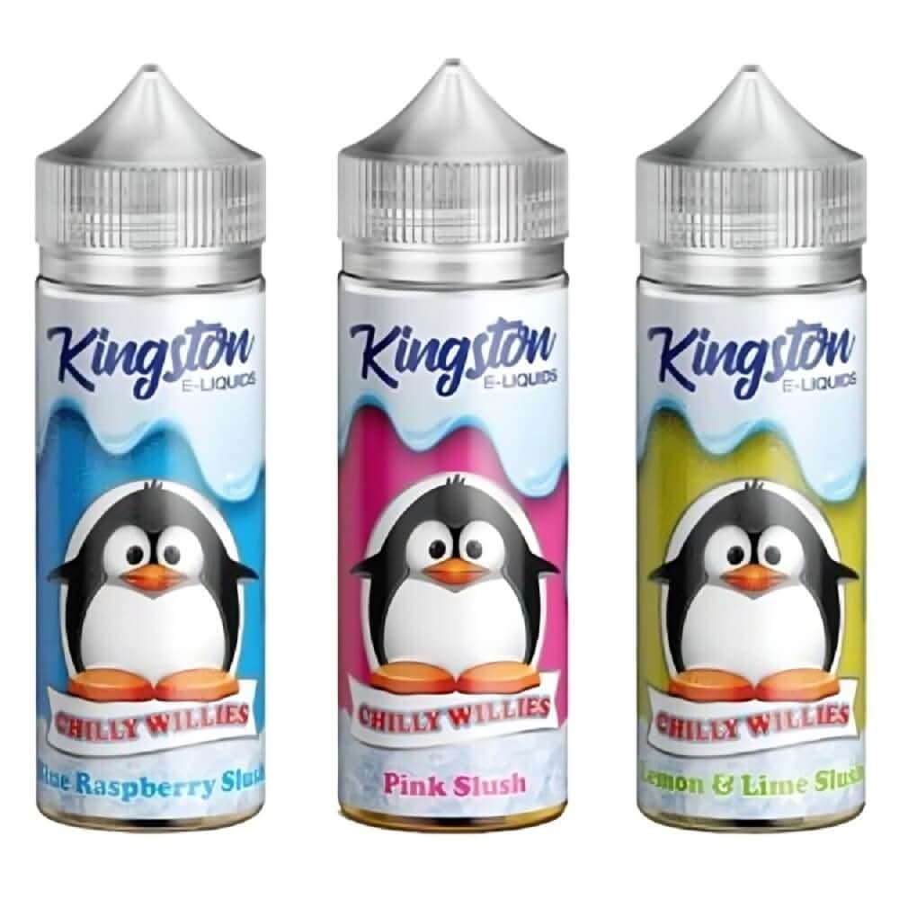 Kingston Shortfill 100ml E-Liquid Chilly Willies Range