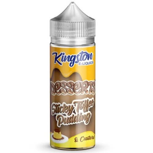 Kingston Shortfill 100ml E-Liquid  Dessert Range - Sticky Toffee Pudding