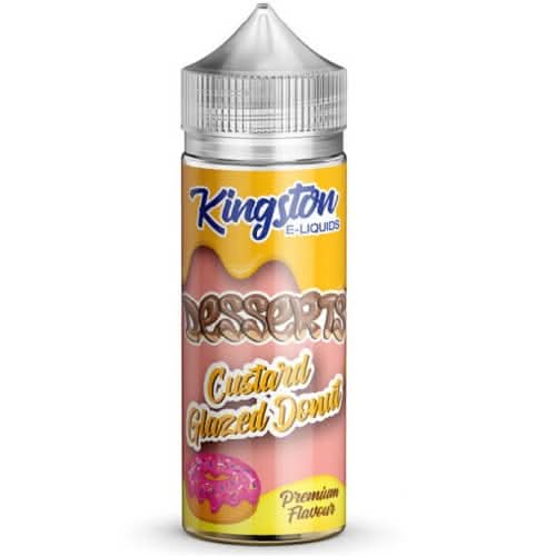 Kingston Shortfill 100ml E-Liquid  Dessert Range - Custard Glazed Dount
