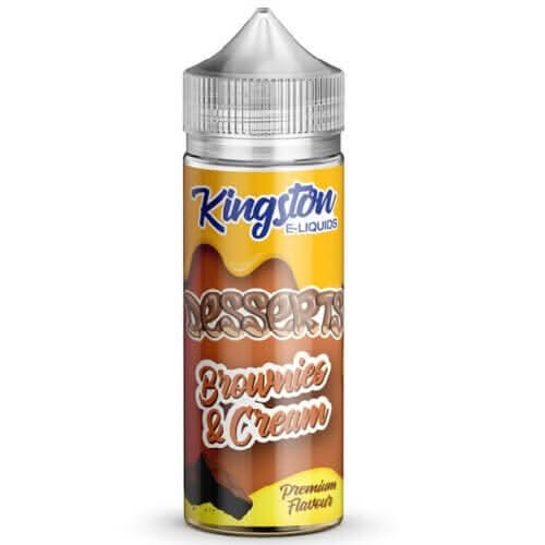 Kingston Shortfill 100ml E-Liquid  Dessert Range - Brownies & Cream