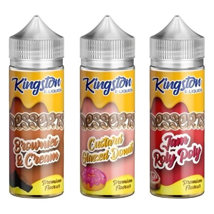 Kingston Shortfill 100ml E-Liquid  Dessert Range