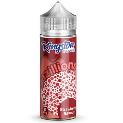 Kingston Shortfill 100ml E-Liquid  Gazillions Range - Strawberry