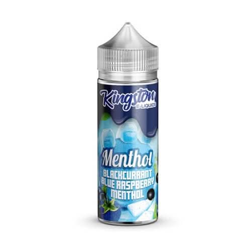 Kingston Shortfill 100ml E-Liquid  Menthol Range - Blackcurrant Blue Raspberry Menthol