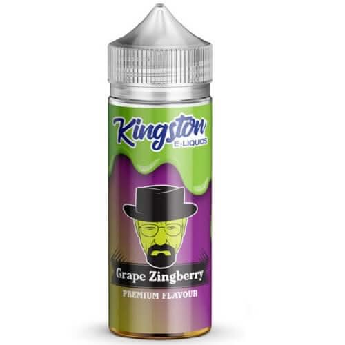 Kingston Shortfill 100ml E-Liquid Zingberry Range - Grape Zingberry