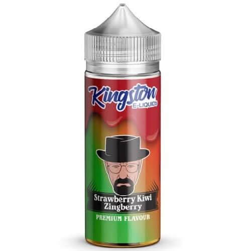 Kingston Shortfill 100ml E-Liquid Zingberry Range - Strawberry Kiwi Zingberry