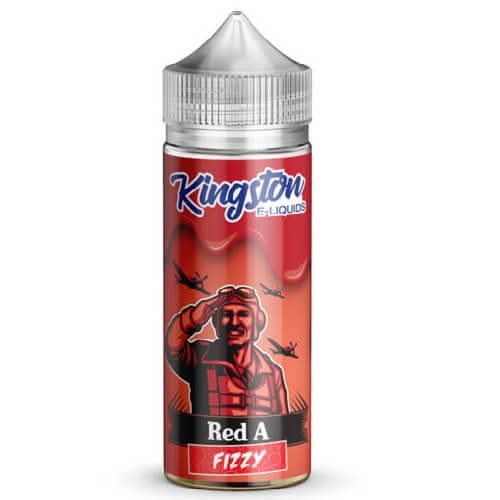 Kingston Shortfill 100ml E-Liquid Zingberry Range - Red A Fizzy