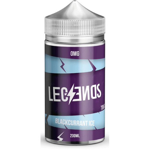 Legends Shortfill E-Liquid 200ml - Blackcurrant Ice