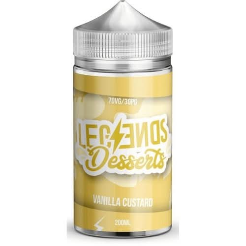 Legends Shortfill E-Liquid 200ml - Vanilla Custard