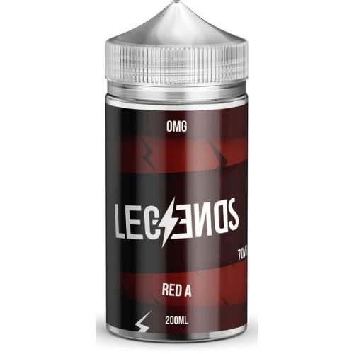 Legends Shortfill E-Liquid 200ml - Red A