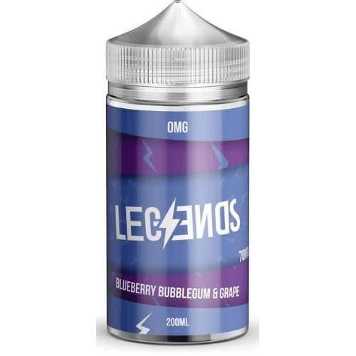 Legends Shortfill E-Liquid 200ml - Blueberry Bubblegum & Grape