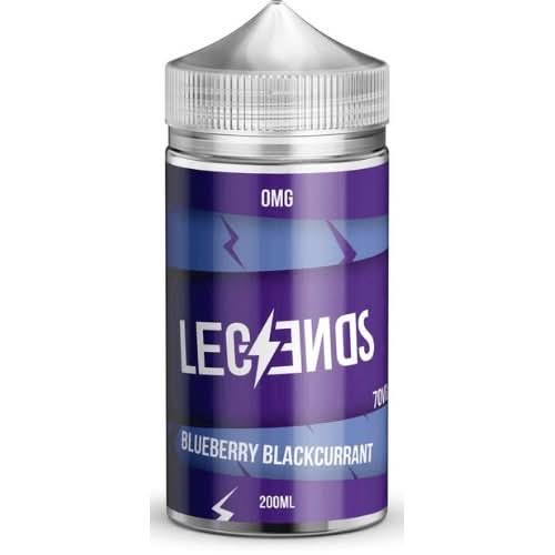Legends Shortfill E-Liquid 200ml - Blueberry Blackcurrant