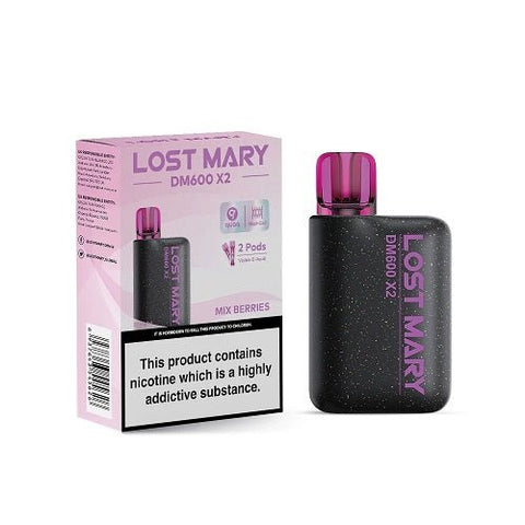 Lost Mary DM600 Disposable Pod Device - 20MG - Eliquid Base-Mix Berries