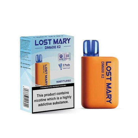 Lost Mary DM600 Disposable Pod Device - 20MG - Eliquid Base-Mary Turbo