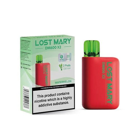 Lost Mary DM600 Disposable Pod Device - 20MG - Eliquid Base-Watermelon