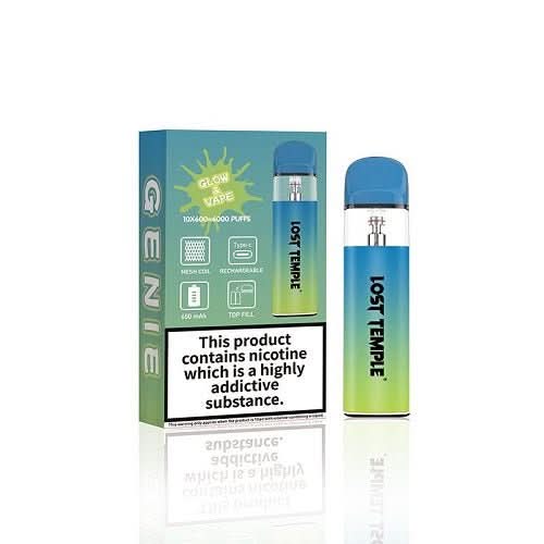 Lost Temple Genie Vape Kit (Glow & Vape) -Blue Green